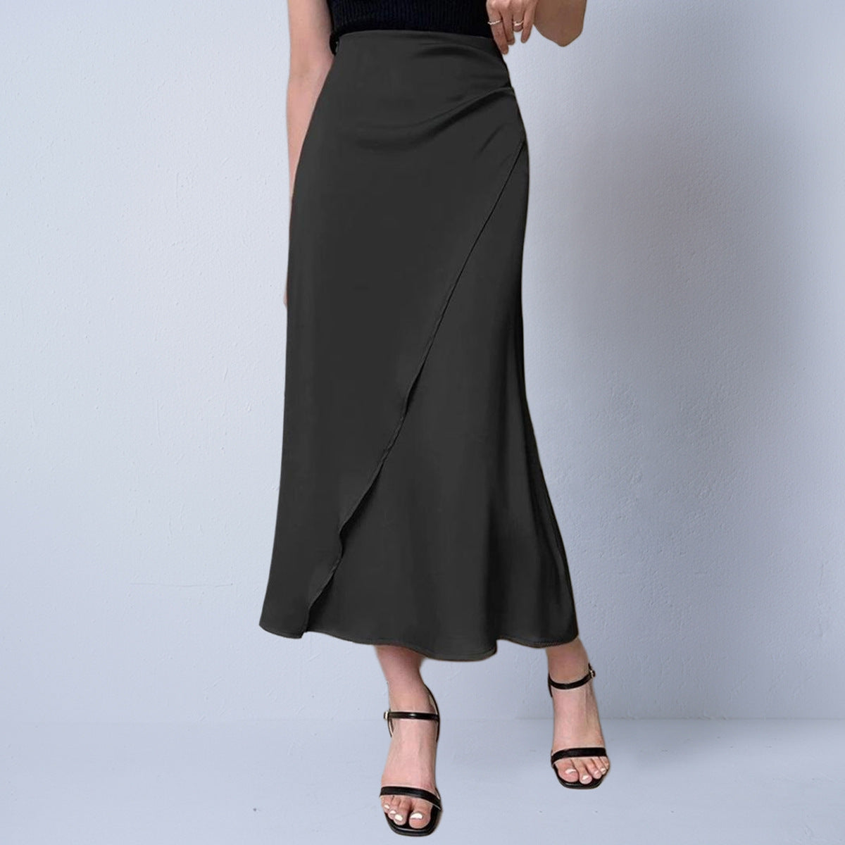 Sway Bexley Satin Silky Midi Skirt