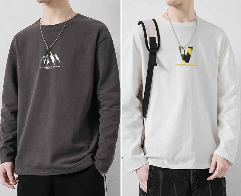 Archive Men's Cotton Relaxed Long-Sleeve T-Shirt